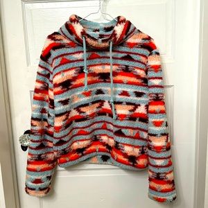 Sherpa Aztec pullover